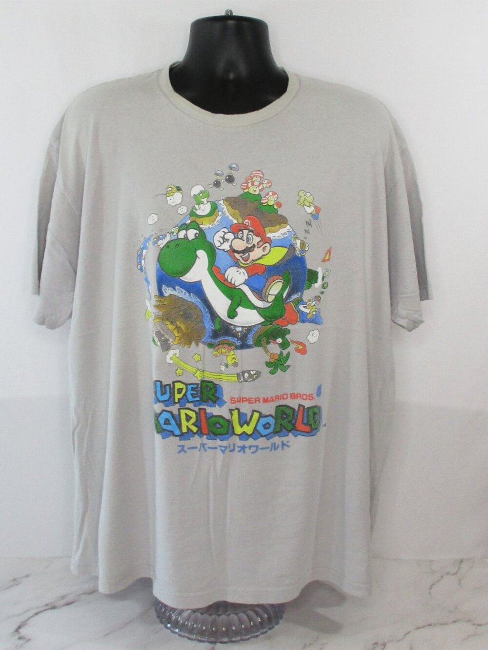 Super Mario World Retro 90s Graphic T-Shirt